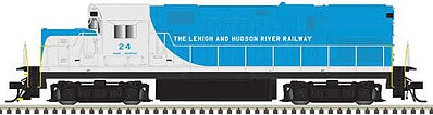 Atlas Model Railroad 40004023 N Scale Alco C420 Phase 1 Low-Nose, Dynamic Brakes - ESU LokSound and DCC - Master G -- Lehigh & Hudson River 22 (blue, white)