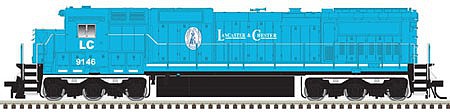 Atlas Model Railroad 40004190 N Scale GE Dash 8-40C - Standard DC - Master(R) Silver -- Lancaster & Chester 9146 (blue, white)