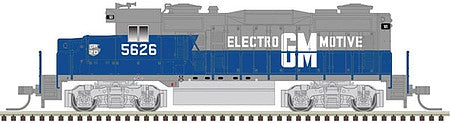 Atlas Model Railroad 40004513 N Scale EMD GP20 - ESU LokSound and DCC - Master(TM) Gold -- Electro-Motive EMD 5626 (Demonstrator, blue, silver)