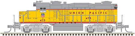 Atlas Model Railroad 40004521 N Scale EMD GP20 - ESU LokSound and DCC - Master(TM) Gold -- Union Pacific 475 (Armour Yellow, gray, red)