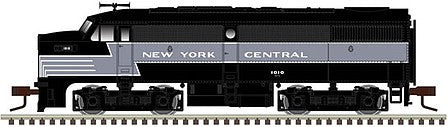 Atlas Model Railroad 40004539 N Scale Alco FA1 - Standard DC - Master(TM) Silver -- New York Central 1043 (Lightning Stripe, black, gray)