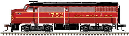 Atlas Model Railroad 40004566 N Scale Alco FA1 - LokSound and DCC - Master(TM) Gold -- Gulf, Mobile & Ohio 702 (maroon, red, black)