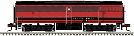 Atlas Model Railroad 40004591 N Scale Alco FB1 - LokSound and DCC - Master(TM) Gold -- Lehigh Valley 531 (Cornell Red, black)