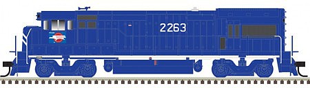 Atlas Model Railroad 40004645 N Scale GE U23B - Standard DC - Master(R) Silver -- Missouri Pacific 2275 (blue, white)