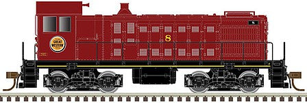 Atlas Model Railroad 40004691 N Scale Alco S2 - LokSound and DCC - Master Gold(R) -- Chicago Great Western 8 (maroon, black)