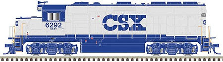 Atlas Model Railroad 40004745 N Scale EMD GP40-2 with Dynamic Brakes - LokSound and DCC - Master Gold(R) -- CSX 6292 (Early Scheme, blue, gray)