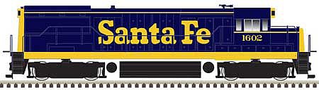 Atlas Model Railroad 40004769 N Scale GE U25B Phase 2a - DCC - Master Gold -- Santa Fe 1602 (blue, yellow)