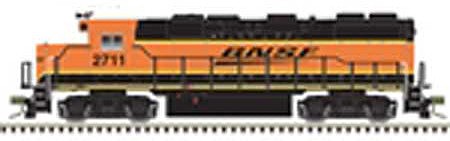 Atlas Model Railroad 40004795 N Scale EMD GP39-2 Phase II - LokSound and DCC - Master Gold -- Undecorated