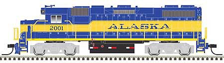 Atlas Model Railroad 40004808 N Scale EMD GP38-2 Phase II - Standard DC -- Undecorated