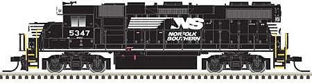 Atlas Model Railroad 40004824 N Scale EMD GP38-2 Phase II - Standard DC -- Norfolk Southern 5356 (black, white, Horse Head Logo)