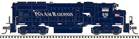 Atlas Model Railroad 40004875 N Scale GMDD GP40-2W - Standard DC - Master(R) Silver -- Pan Am Railways 517 (blue, white)