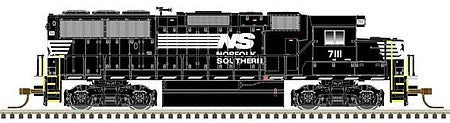 Atlas Model Railroad 40004928 N Scale EMD GP60 - LokSound and DCC - Master(TM) Gold -- Norfolk Southern 7144 (black, white)