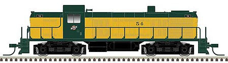 Atlas Model Railroad 40005026 N Scale Alco RS2 - Standard DC - Master(R) Silver -- Chicago & North Western 52 (green, yellow)