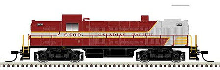 Atlas Model Railroad 40005033 N Scale Alco RS2 - Standard DC - Master(R) Silver -- Canadian Pacific 8402 (maroon, gray)