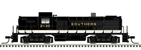 Atlas Model Railroad 40005034 N Scale Alco RS2 - Standard DC - Master(R) Silver -- Southern Railway 2102 (black, aluminum, gold)