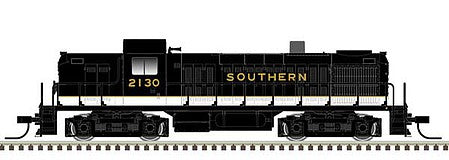 Atlas Model Railroad 40005035 N Scale Alco RS2 - Standard DC - Master(R) Silver -- Southern Railway 2130 (black, aluminum, gold)