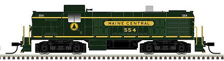 Atlas Model Railroad 40005041 N Scale Alco RS2 - DCC - Master(R) -- Maine Central 554 (Harvest Gold, green)