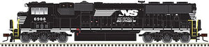 Atlas Model Railroad 40005242 N Scale EMD SD60E with Ditch Lights - ESU LokSound and DCC - Master Gold(TM) -- Norfolk Southern 6927 (black, white, PTC Antenna Detail)