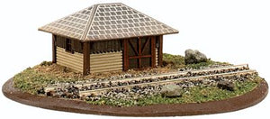 Atlas Model Railroad 4001014 N Scale Section House - Kit (Laser-Cut Wood) -- 1-1/4 x 1 x 1" 3.2 x 2.5 x 2.5cm
