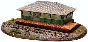 Atlas Model Railroad 4001015 N Scale Freight Station -- Laser-Cut Wood Kit - 6-3/4 x 4 x 1-1/2" 17.1 x 10.2 x 3.8cm
