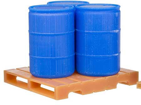 Atlas Model Railroad 4002069 HO Scale Barrel and Pallet Set