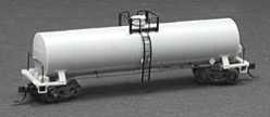 Atlas Model Railroad 40500 N Scale Master(TM) ACF 17,360-Gallon Insulated General Service Tank Car - Ready to Run -- Undecorated