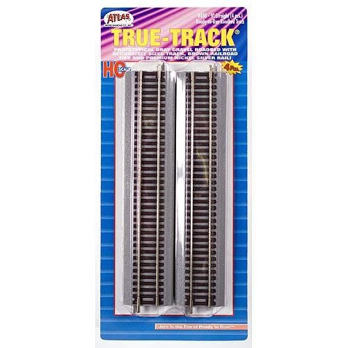 Atlas Model Railroad 450 HO True-Track 9" Straight Track (4)