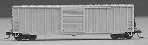Atlas Model Railroad 45200 N Scale Master(TM) Precision Design 50' Single-Door Rib Side Boxcar - Ready to Run -- Undecorated
