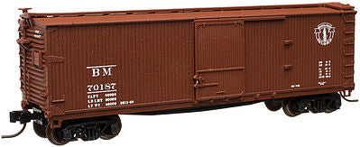 Atlas Model Railroad 45701 N Scale USRA Double-Sheathed Boxcar - Ready to Run - Master(R) -- Undecorated w/7-8 End