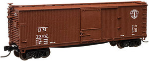 Atlas Model Railroad 45701 N Scale USRA Double-Sheathed Boxcar - Ready to Run - Master(R) -- Undecorated w/7-8 End