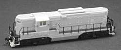 Atlas Model Railroad 48100 N Scale Diesel EMD GP7 Phase 1 "Torpedo Tube" Passenger Unit Powered -- Undecorated