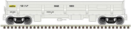 Atlas Model Railroad 50004569 N Scale Difco Side-Dump Car - Ready-to-Run - Master(R) -- Metrolink SCAX #1050 (Light Gray)