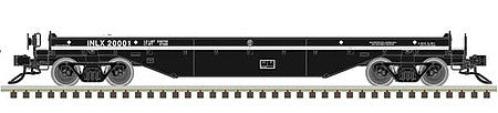 Atlas Model Railroad 50004888 N Scale 42' Coil Steel Car with Fishbelly Side Sill - Ready to Run - Master(R) -- Inland Steel 20197 (black, No Cover)
