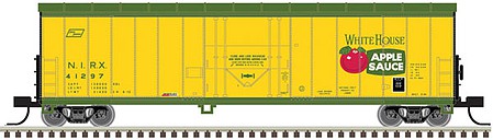 Atlas Model Railroad 50005148 N Scale NACC 50' Smooth-Side RBL Insulated Boxcar - Ready to Run - Master(R) -- White House NIRX 41296 (yellow, green, red)