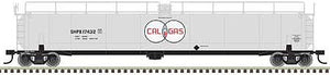 Atlas Model Railroad 50005366 N Scale ACF 33,000 Gallon Tank Car - Ready to Run - Master(R) -- Cal Gas SHPX 17431 (red, gray, white, black)