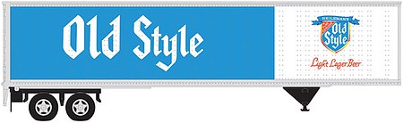 Atlas Model Railroad 50005613 N Scale 45' Pines Trailer - Assembled -- Old Style (blue, white, red)