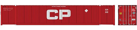 Atlas Model Railroad 50005942 N Scale 53' Jindo-CIMC Corrugated Container 3-Pack - Assembled - Master(R) -- Canadian Pacific Set 1 234415, 234423, 234448 (red)