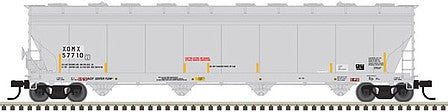 Atlas Model Railroad 50006013 N Scale ACF 5701 Centerflow Plastics Hopper - Ready to Run - Master(R) -- Exxon-Mobil XOMX 57714 (gray)