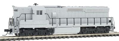 Atlas Model Railroad 54402 N Scale EMD SD24 - Standard DC - Master(R) -- Undecorated; Southern Style w/High Nose, 5-Chime Horn, Bell on Short Hood