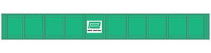 Atlas Model Railroad 70000034 HO Scale Decorated Plate Girder Bridge w/Code 100 Track -- Kit - Penn Central (jade green, white)