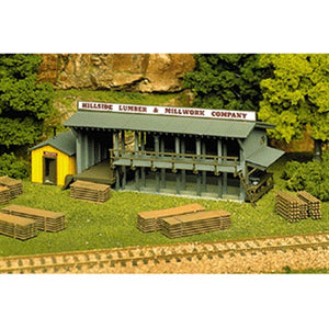 Atlas Model Railroad 750 HO Lumber Yard & Office Kit