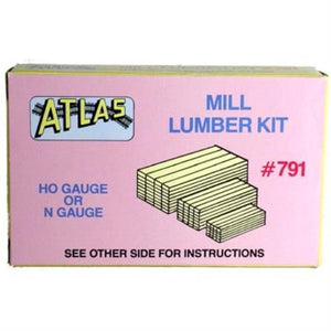 Atlas Model Railroad 791 HO Mill Lumber