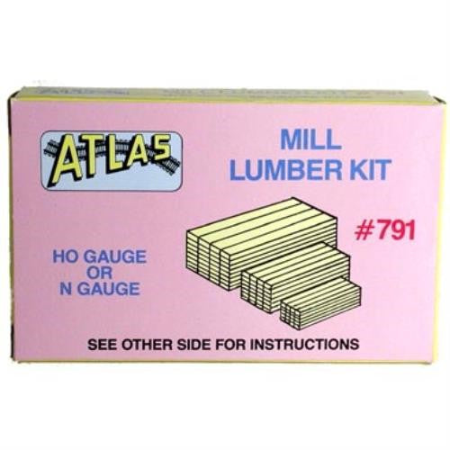 Atlas Model Railroad 791 HO Mill Lumber