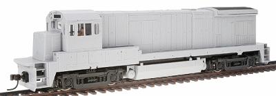 Atlas Model Railroad 8005 HO Scale Master Series Silver Diesel GE B23-7 Powered, DCC-Ready (No Decoder or Sound -- Undecorated Phase II w/Low Nose,w/o Nose Headlight AAR Type B Trucks