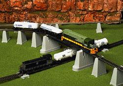 Atlas Model Railroad 80 HO Scale Over-N-Under 47-Piece Pier Set