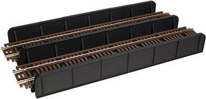 Atlas Model Railroad 881 HO Scale Through Plate-Girder Bridge with Code 100 Track -- Kit - Double Track, Bridge: 8" 20.3cm, Track: 9" 22.9cm