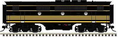 Atlas O 1616 O Scale EMD F3B Phase I - 3-Rail w/RailSounds(TM) & TMCC - Master(R) -- Denver & Rio Grande Western (black, yellow)