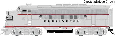 Atlas O 1626 O Scale EMD F3A - 3-Rail w/TMCC & RailSounds(TM) - Master(R) -- Undecorated Single Headlight