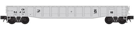 Atlas O 2002120 O Scale 52' 6" Gondola - 3-Rail - Ready to Run -- Conrail (gray, black, Quality Logo)