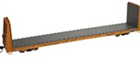 Atlas O 2002661 O Scale 62' Bulkhead Flatcar w/Pipe Load - 2-Rail - Ready to Run - Trainman(R) -- Undecorated